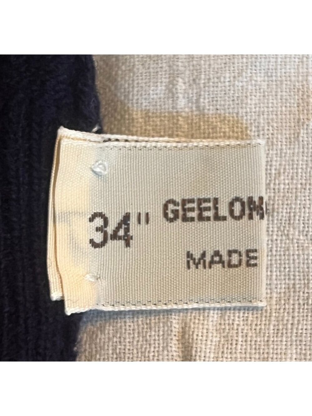 Roble Jones Glenmac Of Scotland Navy Blue Geelong Lambs Wool Button-Up Vest XS - Picture 7 of 8